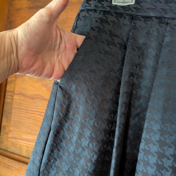 Halogen Black Pleated A-line Mini Skirt Work - Picture 2 of 8